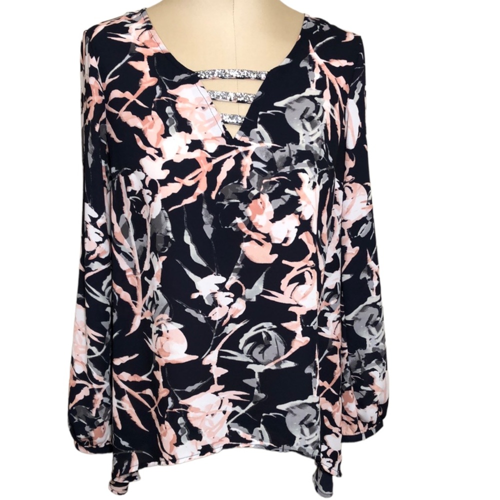 Juicy Couture floral blouse